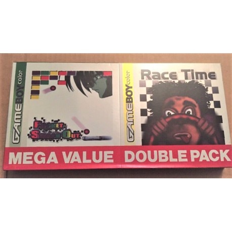 Game Boy Rocket Games Pocket Smash Out & Race Time Rare Gameboy COLOR NUOVO