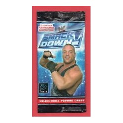 SMACK DOWN Plastik-cards 1 booster pack - 1 BUSTINA wrestling smackdown