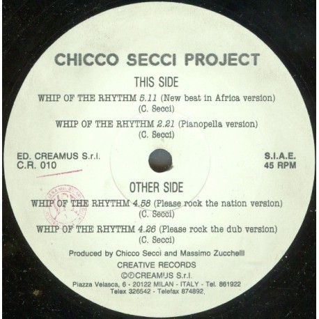 LP CHICCO SECCI PROJECT - THE SIDE -