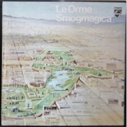 LE ORME SMOGMAGICA LP MINT-- GATEFOLD IPOSTER 1975