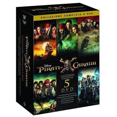PIRATI DEI CARAIBI - LA COLLEZIONE COMPLETA (5 DVD) DISNEY PICTURES Jhonny Depp