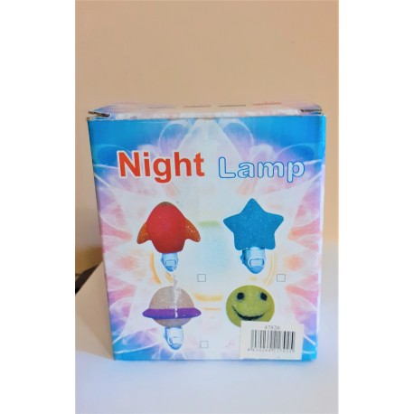 LAMPADA NOTTURNA DA PRESA CON INTERRUTTORE