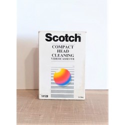 SCOTCH COMPACT HEAD CLEANING VIDEOCASSETTE