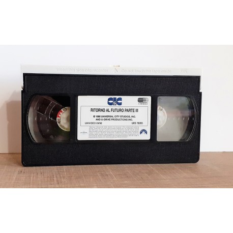 RITORNO AL FUTURO PARTE 3 VHS CIC VIDEO SOLO VHS ( NO COVER )
