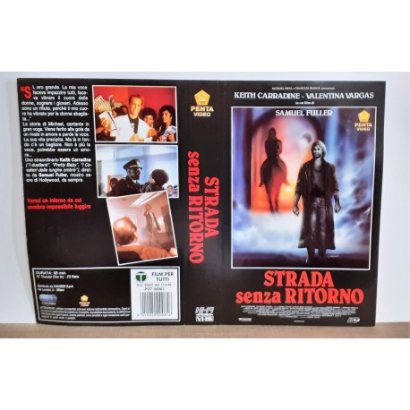 SOLO COPERTINA FASCETTA COVER - STRADA SENZA RITORNO - NO VHS ,DVD