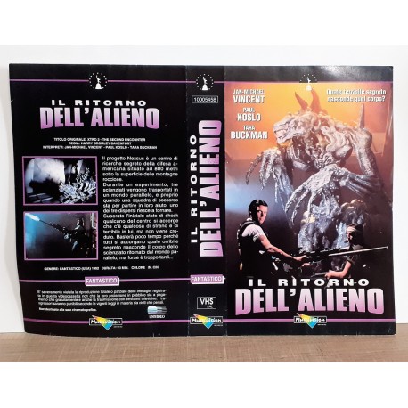 SOLO COPERTINA FASCETTA COVER - IL RITORNO DELL'ALIENO - NO VHS ,DVD