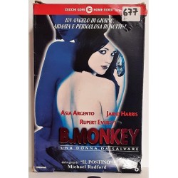 B. MONKEY Una Donna da Salvare (Usa 1999) VHS CGG Video 1a Ed. Asia Argento