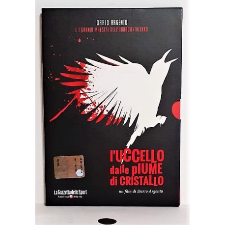 DVD  L'UCCELLO DALLE PIUME DI CRISTALLO - DARIO ARGENTO - E I GRANDI MAESTRI DELL'ORROR ITALIANO VOL.2