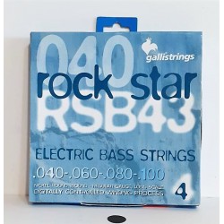 Galli RSB43 RockStar 040 060 080 100   Nickel Round Wound Electric Bass string
